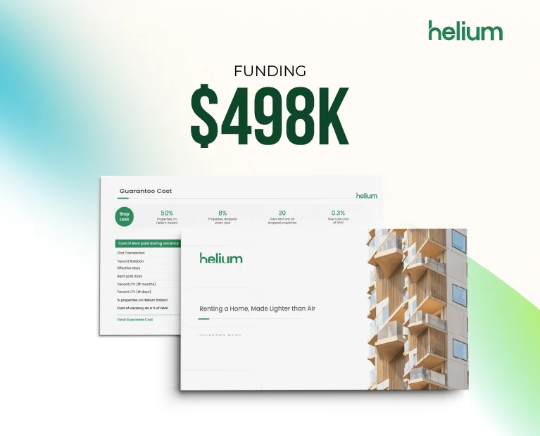 Investor Pitch Deck For Helium Homes